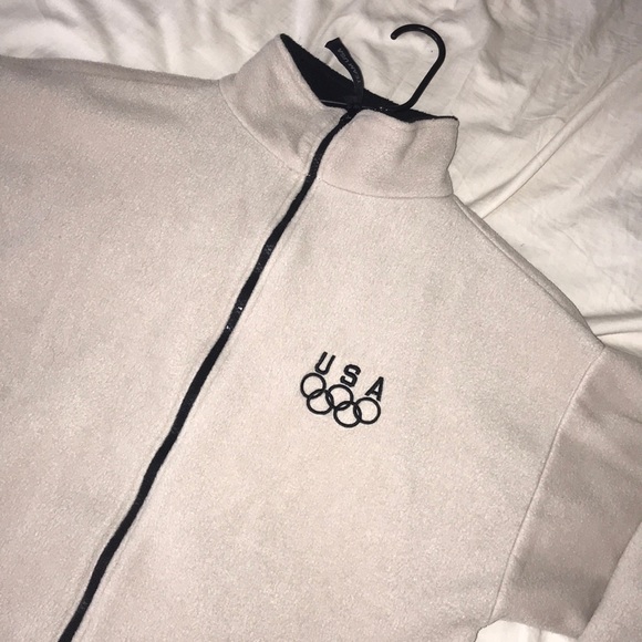ORIGINAL Olympics Polyester Jacket Zip UP - Picture 2 of 5